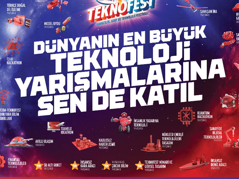 TEKNOFEST 2025 Teknoloji Yarışmaları Başvuruları Başladı!